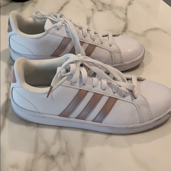 adidas grand court sneaker rose gold adidas grand court sneaker rose gold